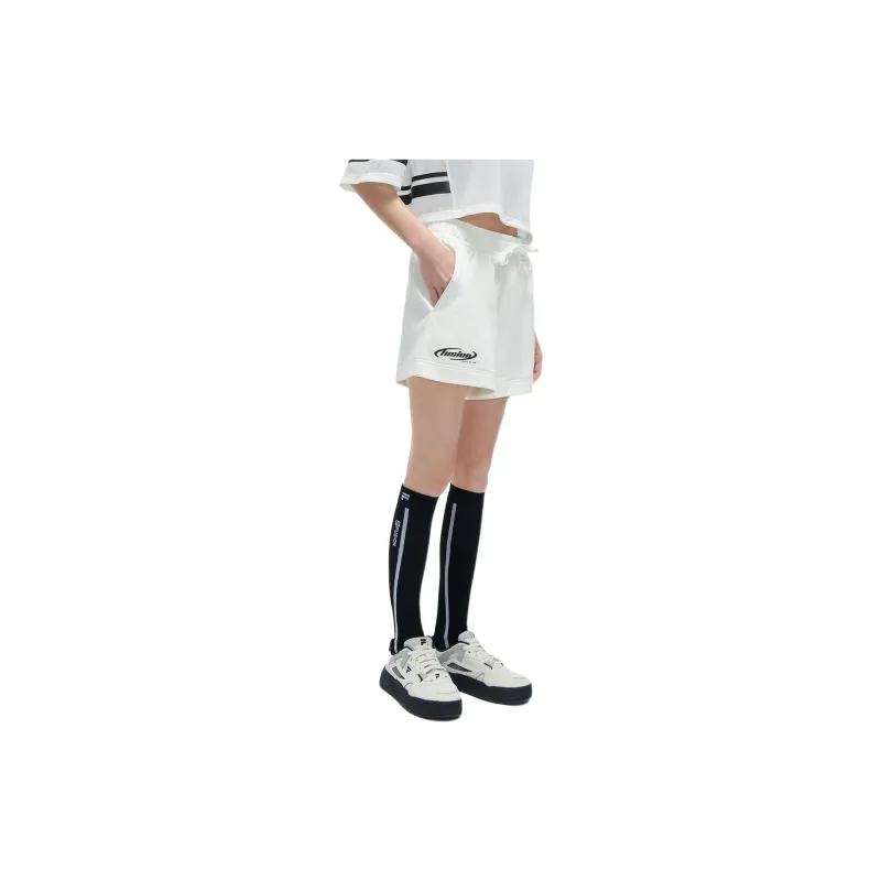 FILA FUSION Casual Shorts Women's White-3