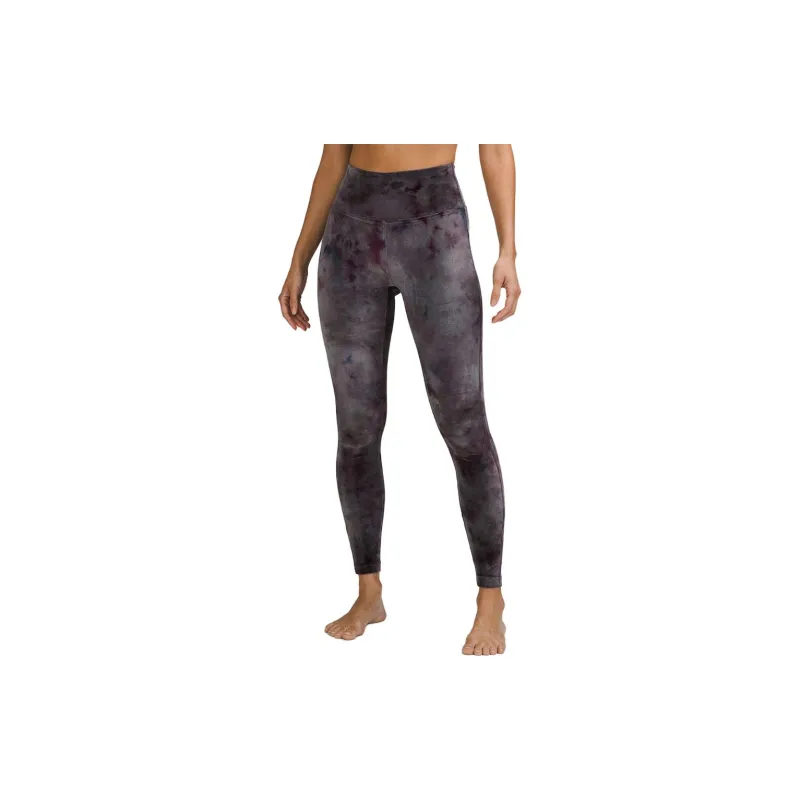 Lululemon Wunder Lounge Sports Pants 26' Women's Xingji Dark Gray Mixed Color-1