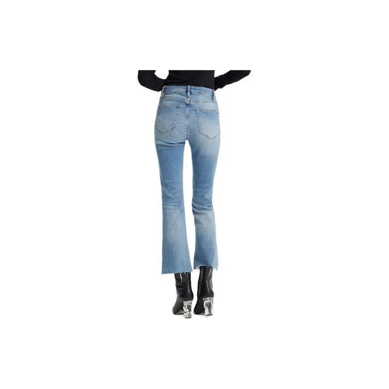 FRAME Whiskering effect Bootcut Jeans-2