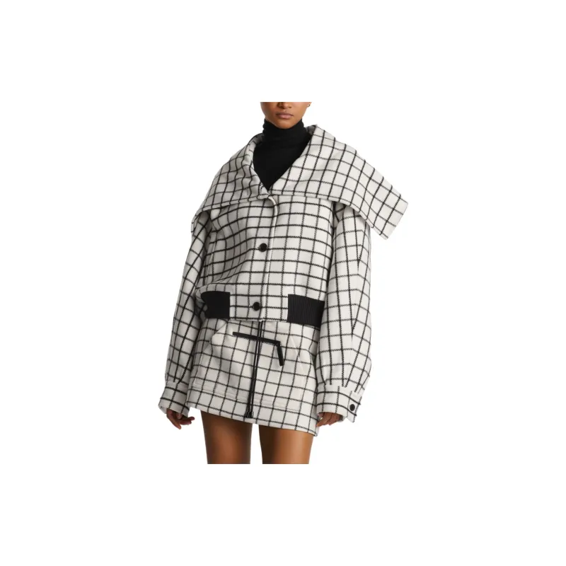 DIOR FW24 Jackets & Coats Women's Black White-4