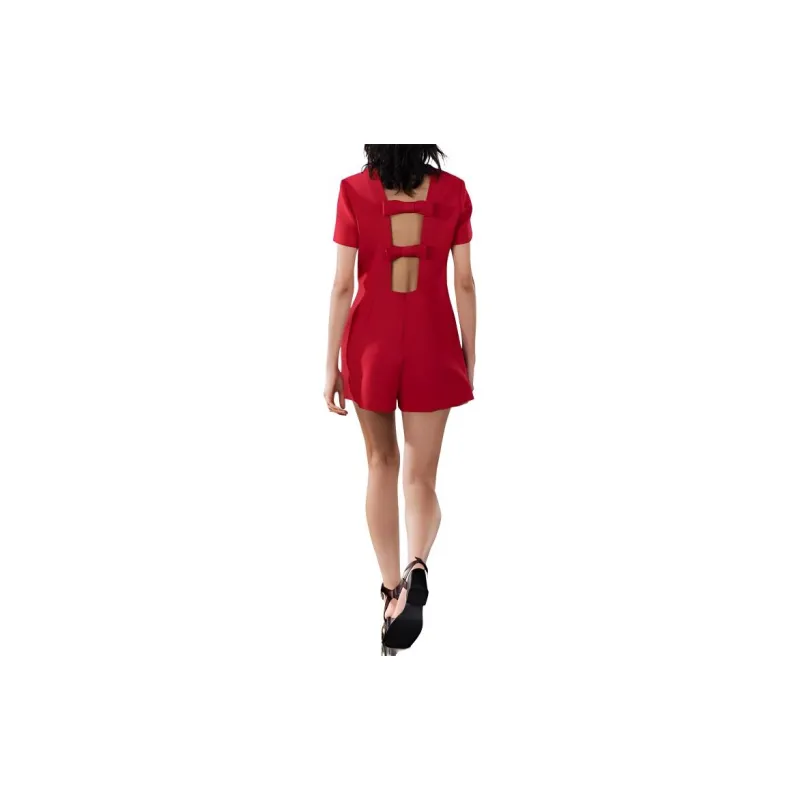 ZARA Bodysuits Women's Deep Red-4