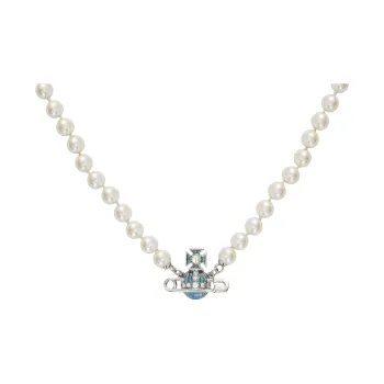 Vivienne Westwood Mini Bas Relief Pearl Necklace