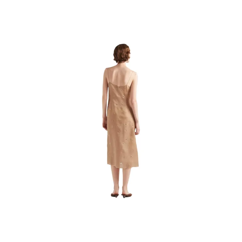 PRADA Square Neck Strapped Dress-1
