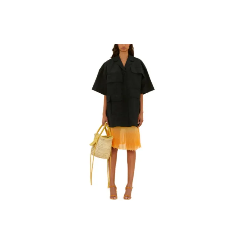 Jacquemus Casual Long Skirts Women's Orange-1