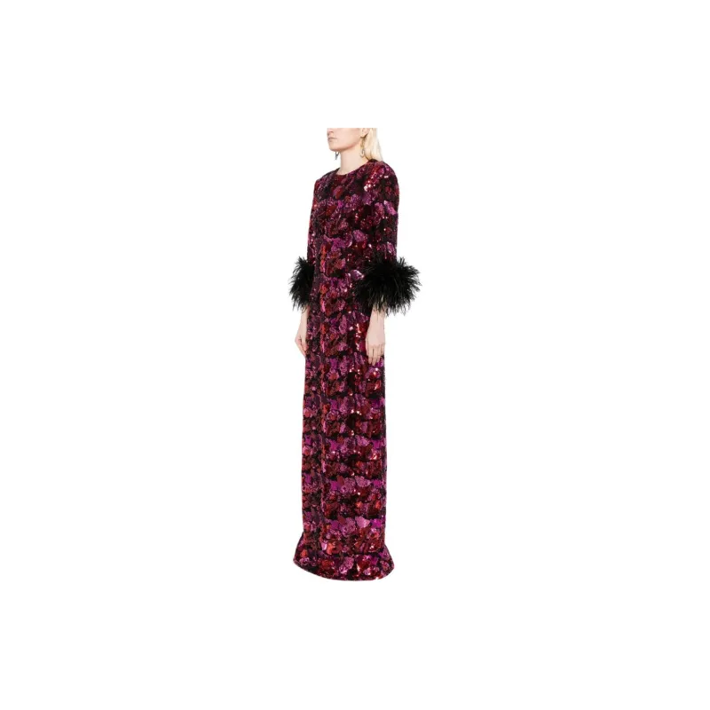 REBECCA VALLANCE SS24 Long-Sleeved Dresses Women's Red-2