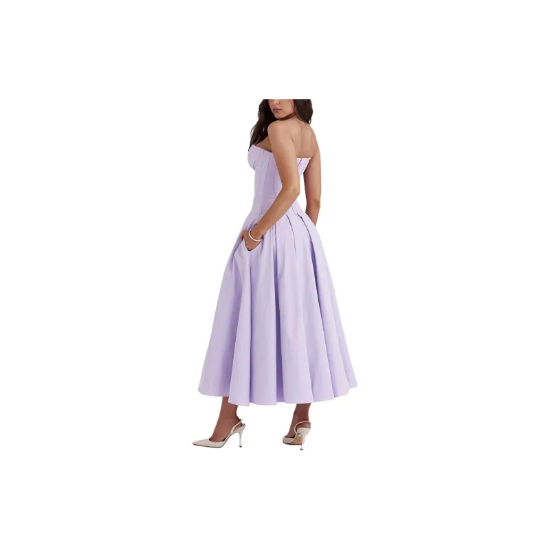 HOUSE OF CB LADY Sleeveless Dress Women's ORCHID/Orchid Purple-5