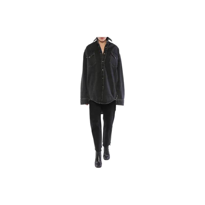 Levis X Vetements Shirts Women's Dark Gray-1