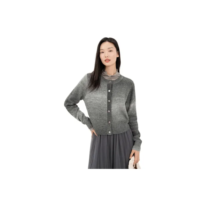 Fragment Sweater Women's Gray White-1