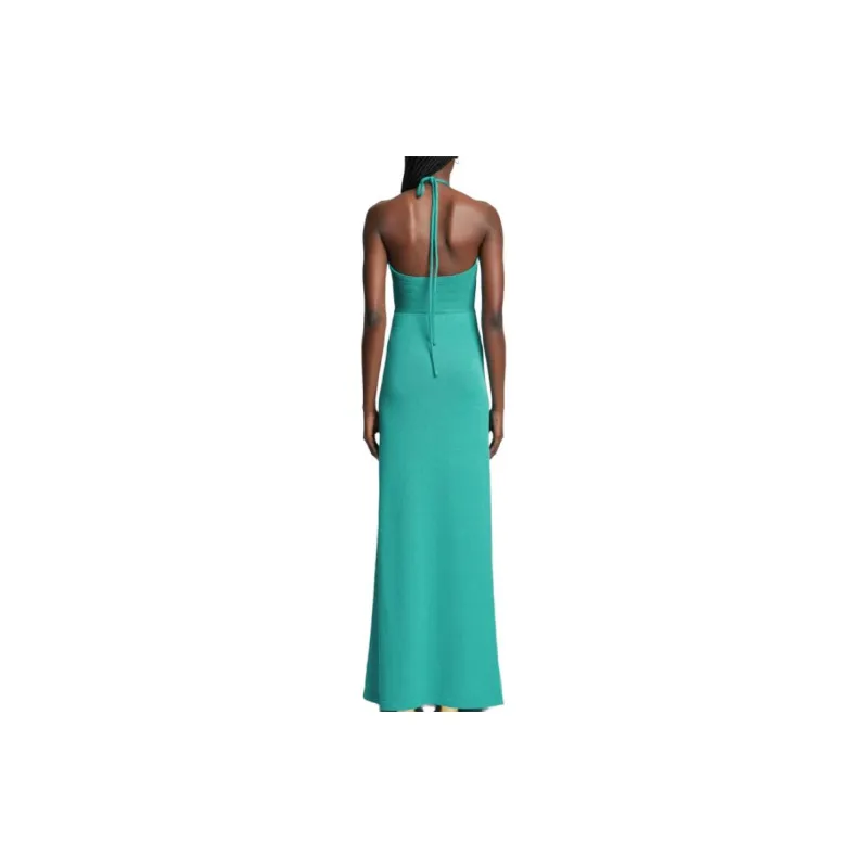 PROENZA SCHOULER Halterneck Knitted Maxi Dress-1