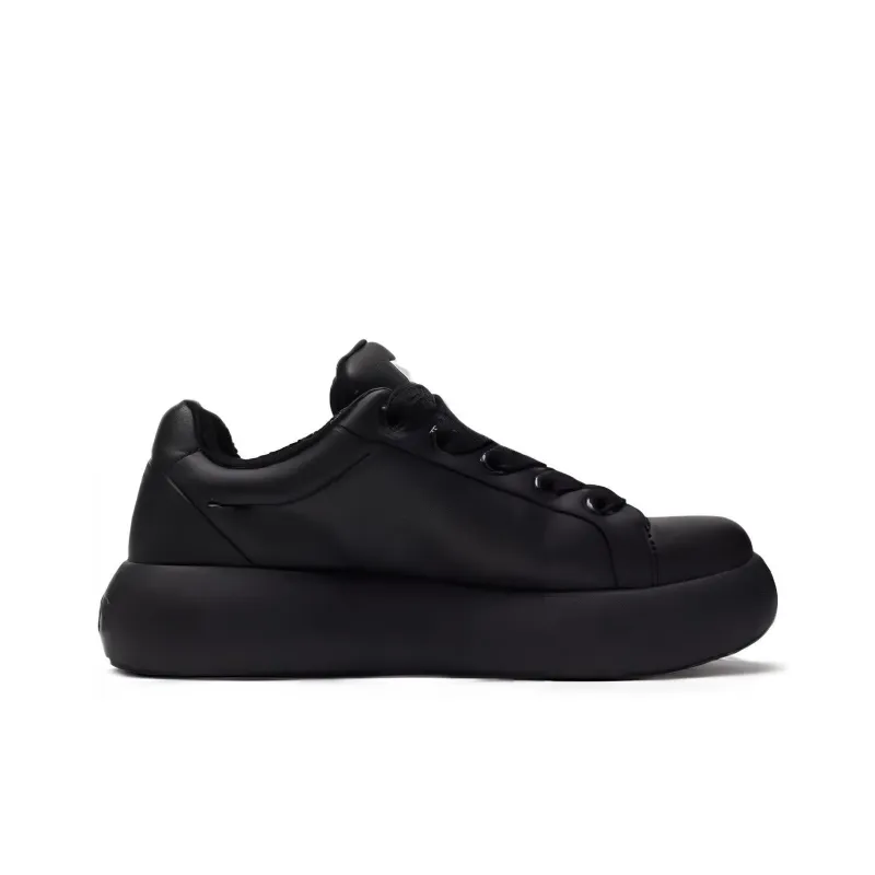 MLB Chunky Classic 24SS Cushioning, Abrasion Resistant, Height Increasing Low Top Casual Shoes Unisex Black-1