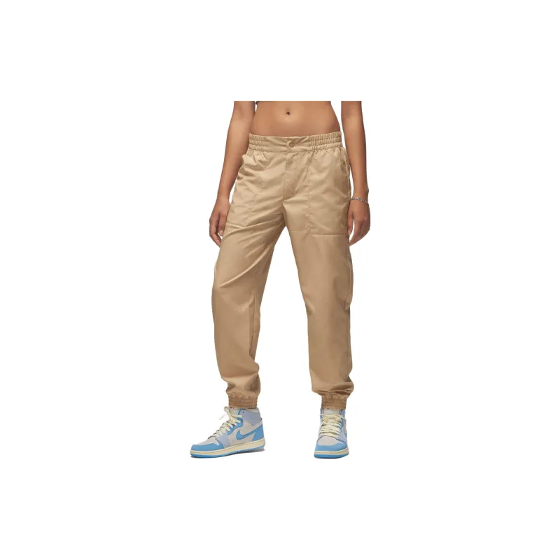Jordan Knitted Sweatpants Women's Desert Yellow-3