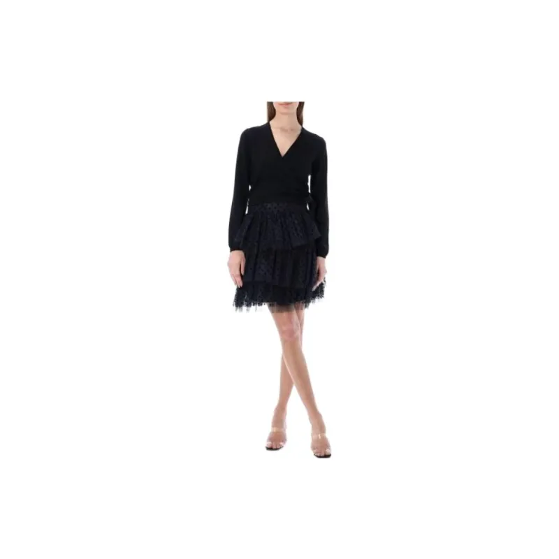 Zimmermann Casual Long Skirts Women's Black-2