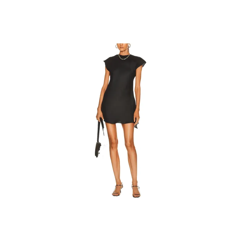 TOTEME Short-Sleeved Dresses Women's Black-1