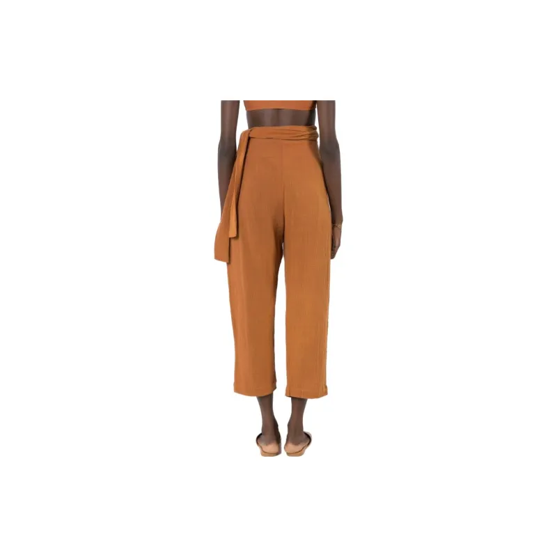Lenny Niemeyer Tie-waist Cropped Trousers-2