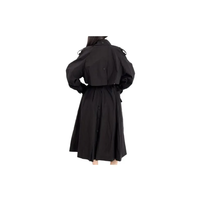 KENZO Trench Coats Women's Black-2