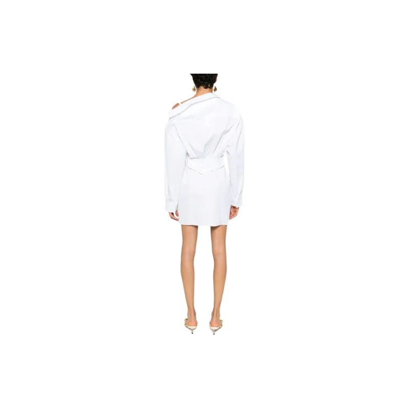 Jacquemus La Mini Robe Chemise Shirt Dress-2