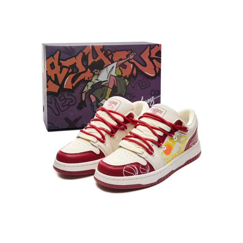 LAZY BONS Low Top Skateboard Shoes Unisex-14