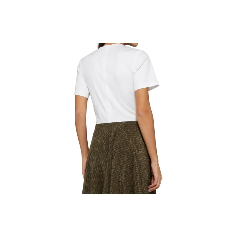 LOEWE Short-Sleeved Dresses Women's Bronzed Green-4