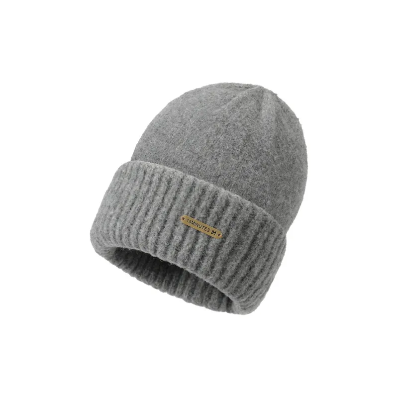 15 MINS 17.9% Nylon 5.6% Spandex 56% Wool 20.6% Polyester 0.9% Acrylic Beanies Unisex Multiple Colors-5