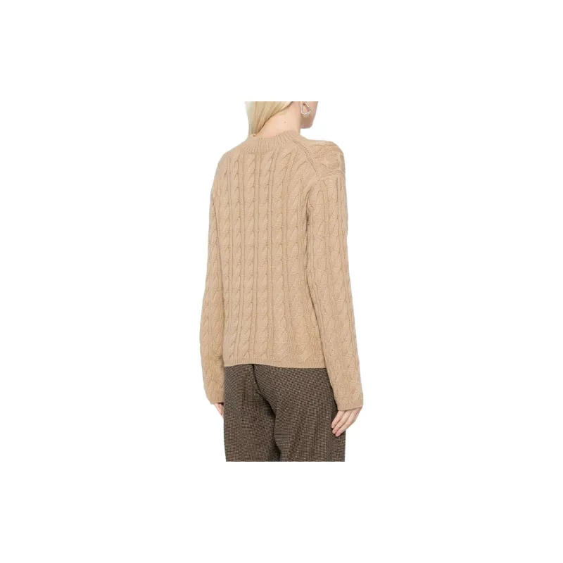 VINCE Cable-knit Drop-shoulder Jumper-2