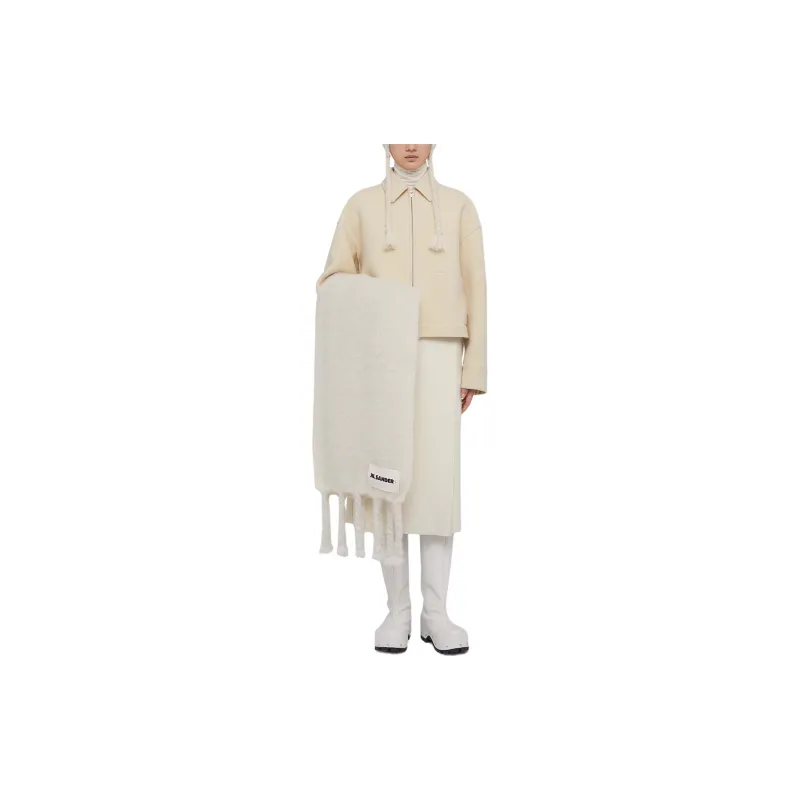 JIL SANDER Zip Up Straight Hem Jacket-1