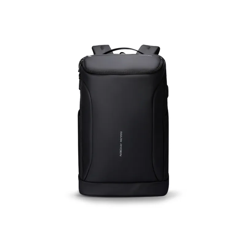 MARK RYDEN PU Large Capacity Travel Bag Backpack Large Size Men's Elegant Black-1