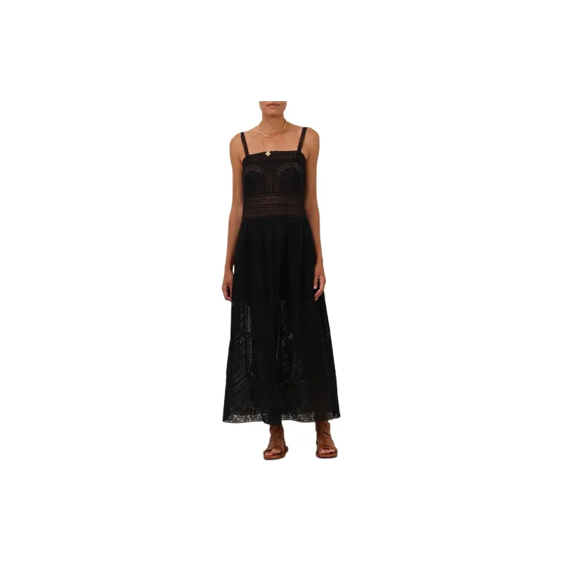 Zimmermann Halliday Lace Trim Slip Dress-2