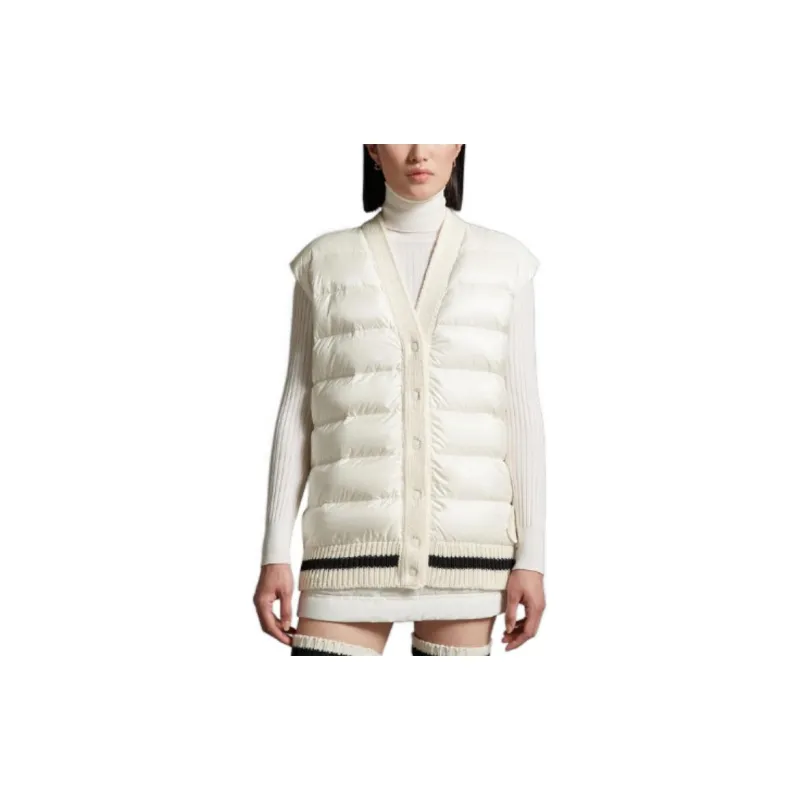 Moncler V-Neck Buttoned Gilet-1
