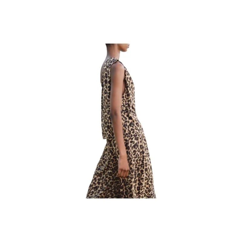 ZARA T-Shirt Women's Leopard Print-3
