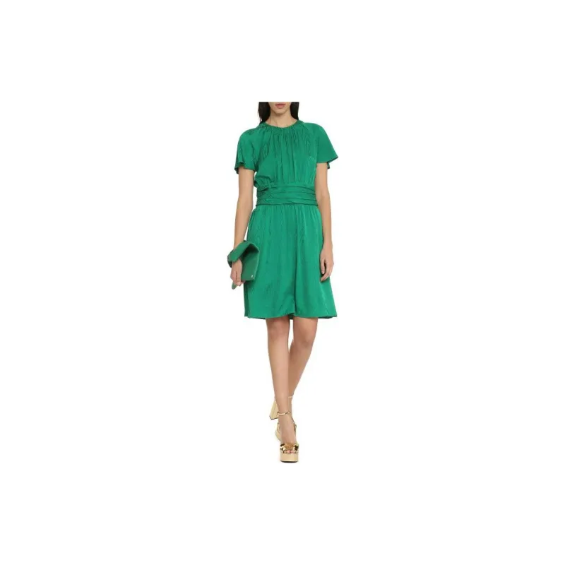 MOSCHINO Short-Sleeved Dresses Women's Green-2
