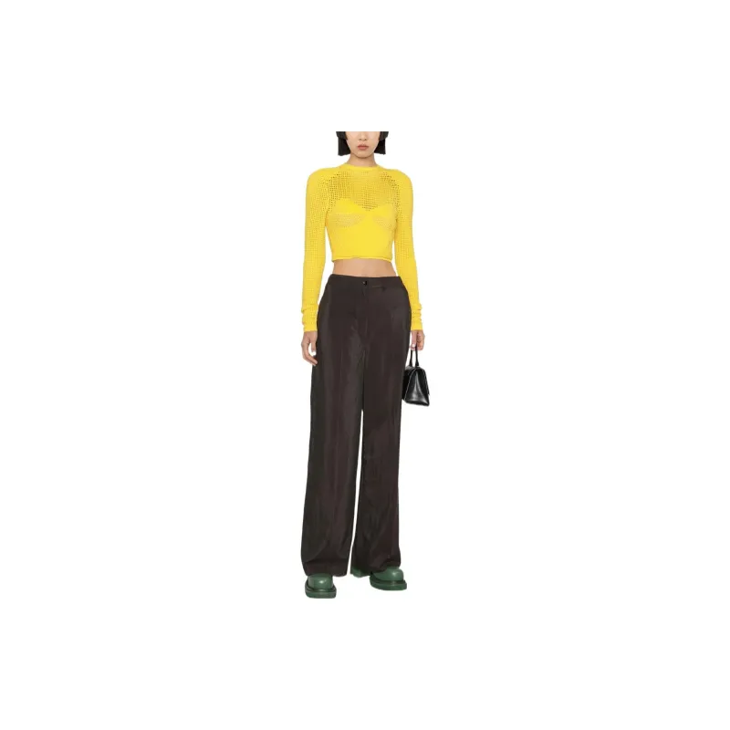AMBUSH Crochet hearts Cropped Jumper-1