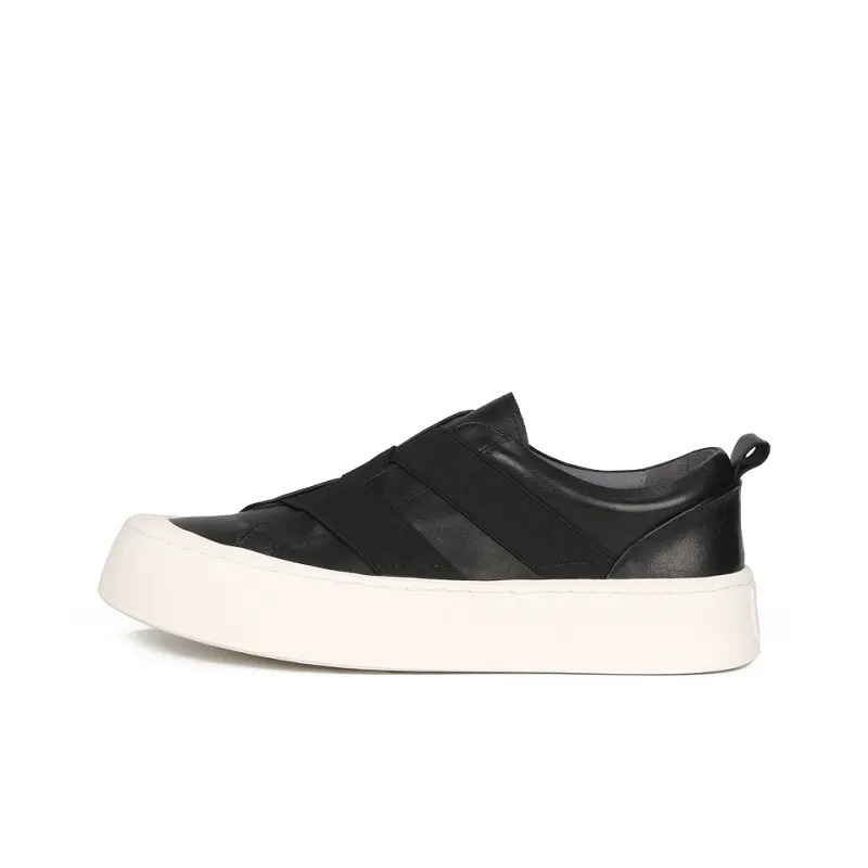 Thai Points Low Top Skateboard Shoes Men's Black-0