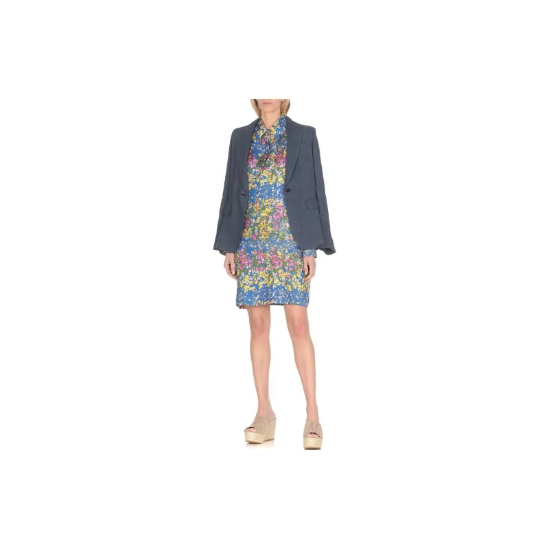 MaxMara Floral Patterned Long Sleeved Dress-2