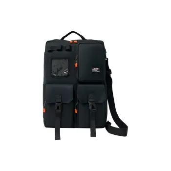 Yalu Oxford Backpack Regular Unisex Black/Green/Blue