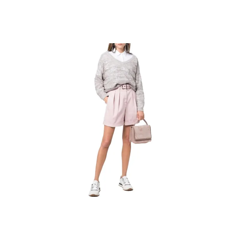 Brunello Cucinelli SS22 Sweater Women's Gray-1