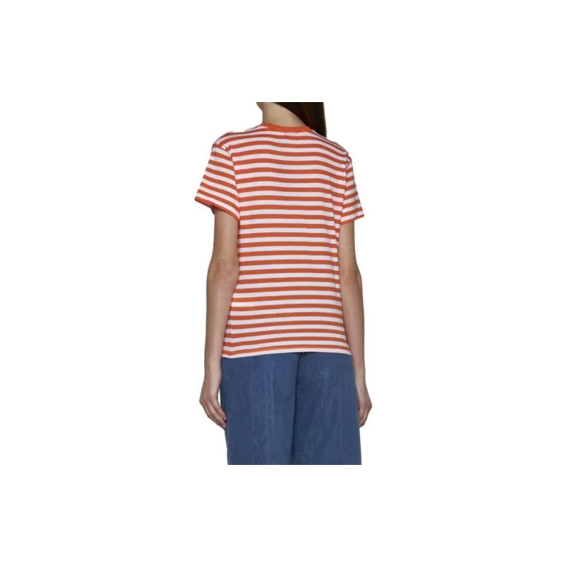 Polo Ralph Lauren Striped Polo Pony Embroidered T Shirt-2