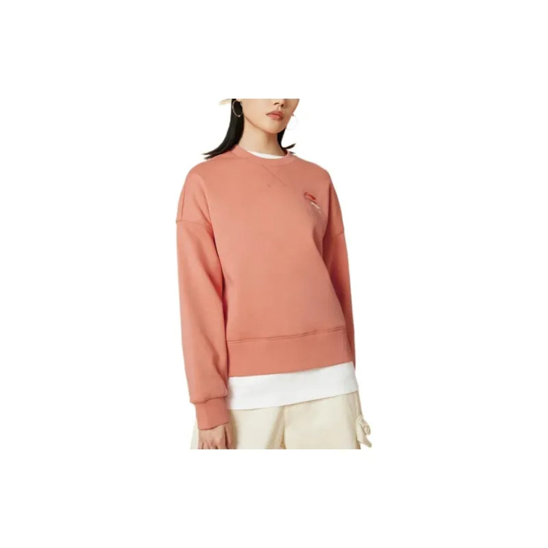 LINING Sports Life Collection Sweatshirts Women's Sand Orange-3