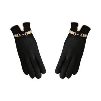 Shizhu Wool Knit Gloves Women's
