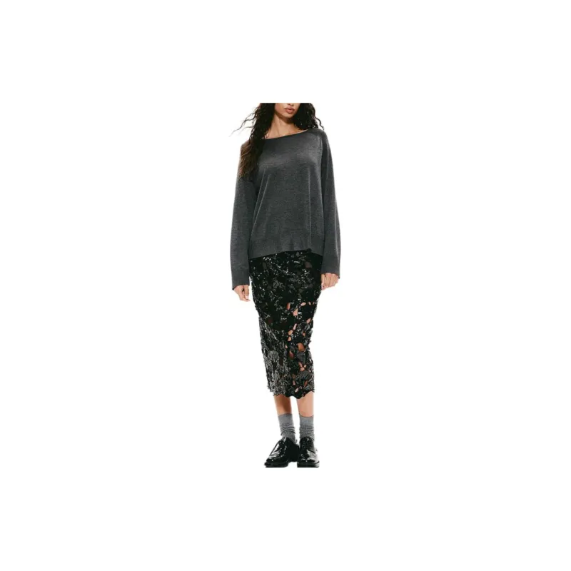 H&M Knitwear Women's Mixed Dark Gray-1