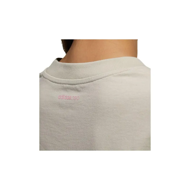 Adidas Neo Crop Tops Women's Bauxite Brown-4