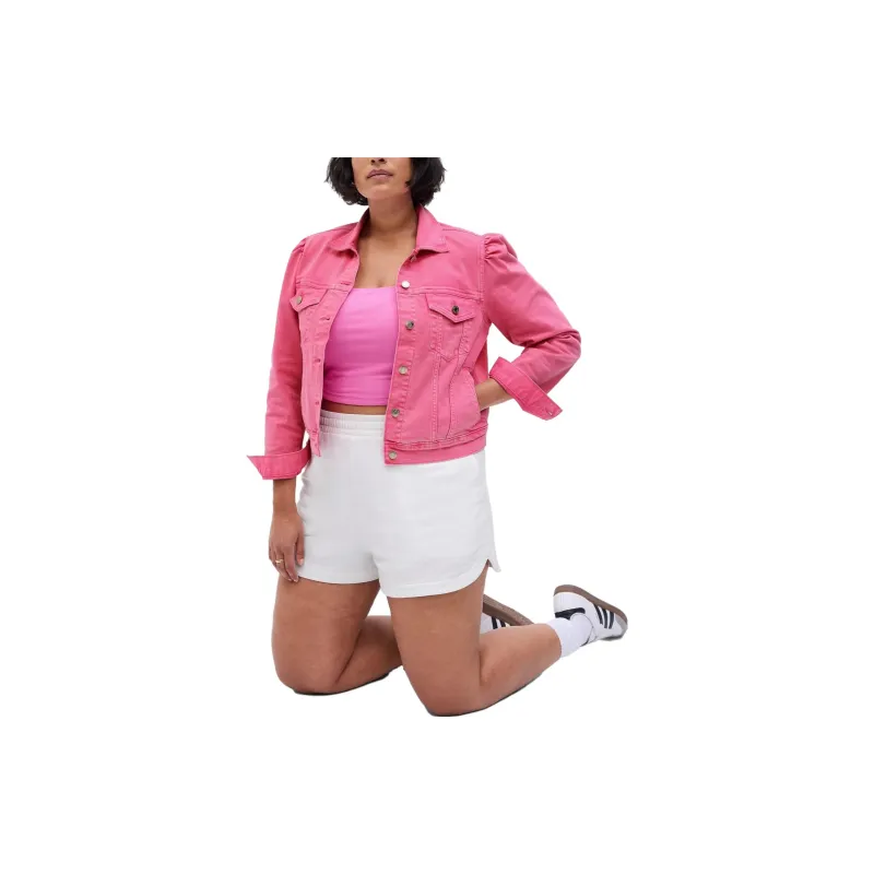 Barbie X GAP X Barbie SS23 Co-branded Series Denim Jackets Women's Pink-3