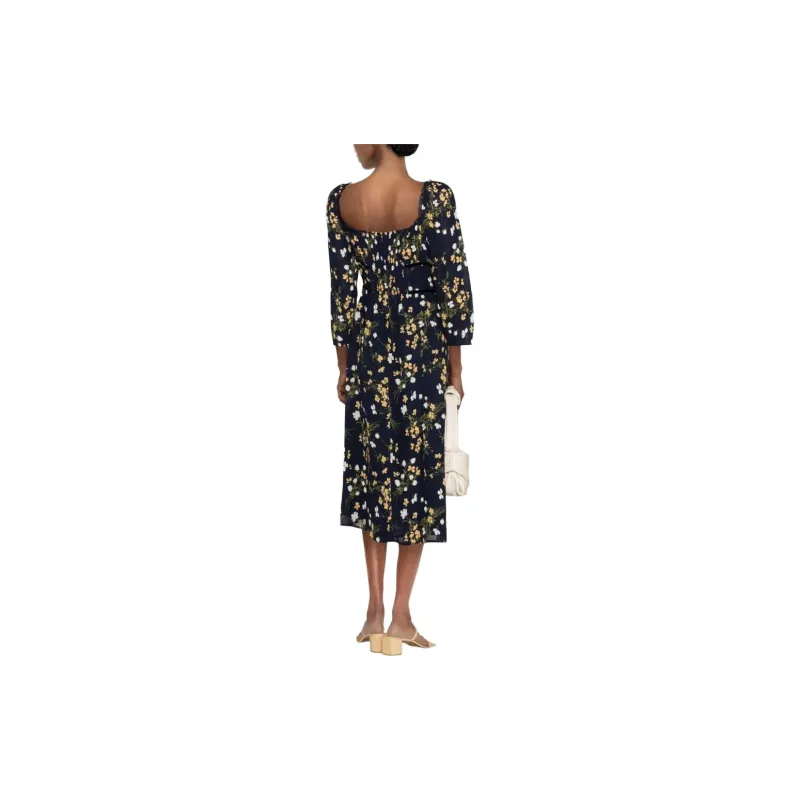 Reformation Long-Sleeved Dresses Women's Black-2
