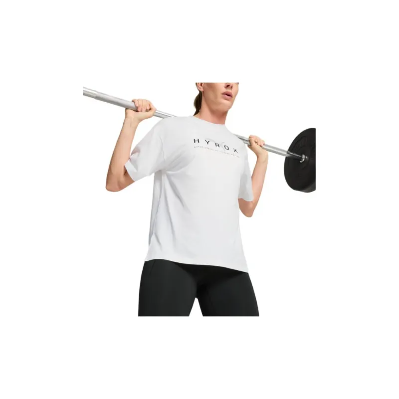 PUMA HYROXCLOUDSPUN FW24 Drop Shoulder Sleeve T-Shirt Women's White-2