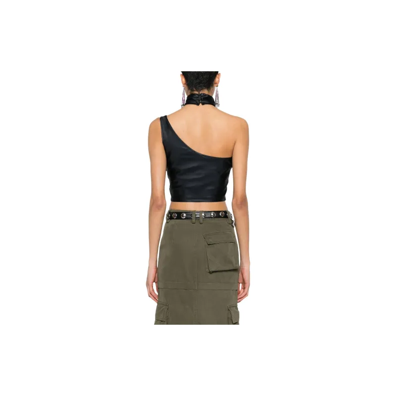 VERSACE JEANS COUTURE Buckle embellishment Cropped Top-2