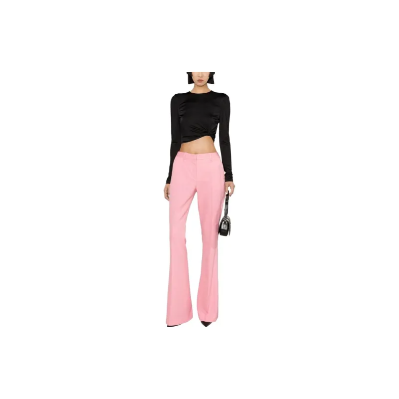VERSACE X Dua Lipa Knotted Crop Top-1