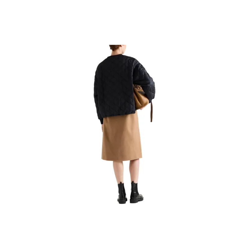PRADA FW24 Casual Long Skirts Women's Camel-2