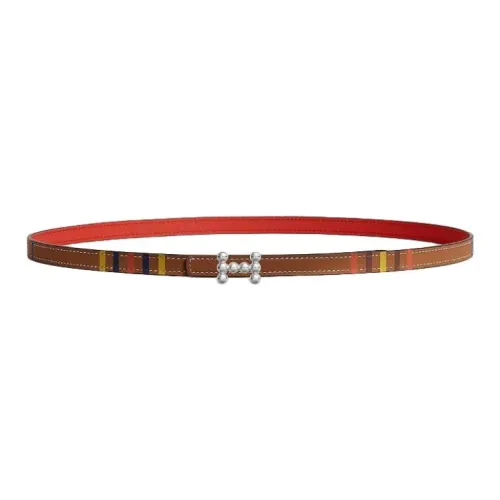 HERMES Leather Belts Unisex