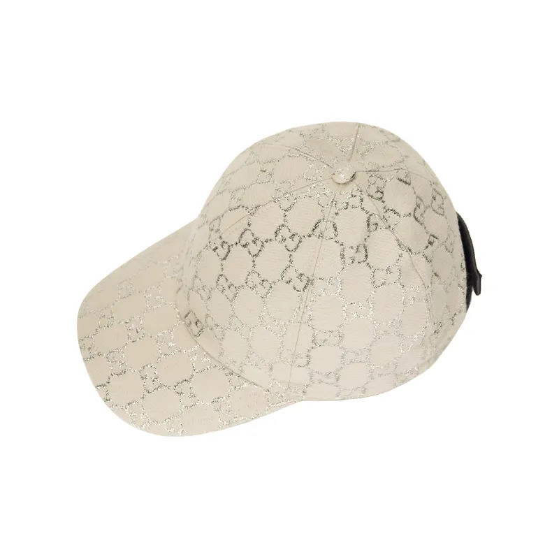 GUCCI Gg Lame Baseball Hat-2