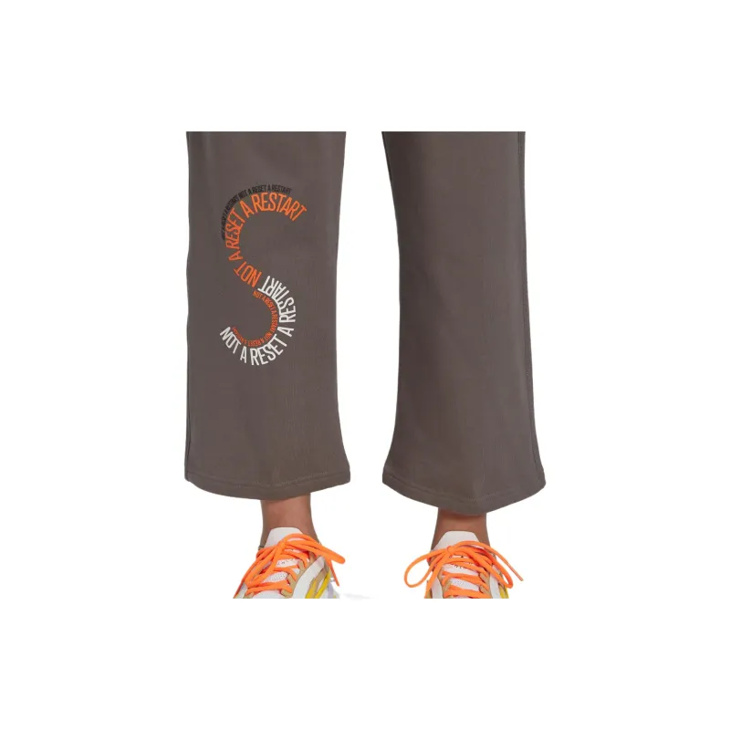 Adidas CR SWP Knitted Sports Pants Women's Brown Gray-5