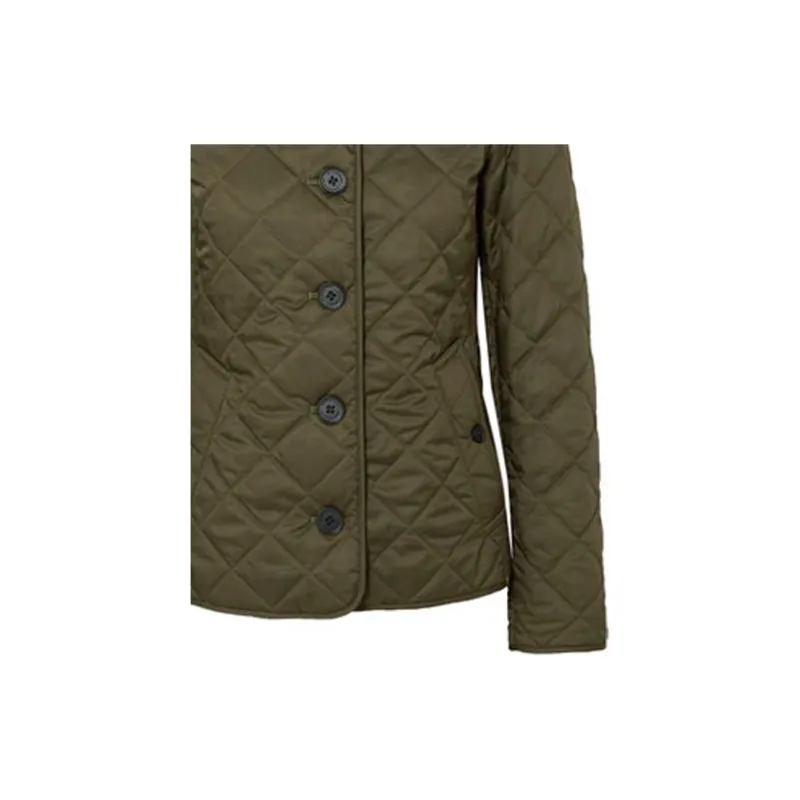 Burberry Puffer Jacket Women's Olive Green-4